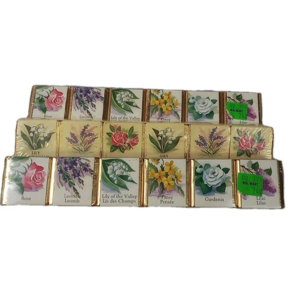 Vintage Bath Cubes Made In England 3 Pack With Original Packaging